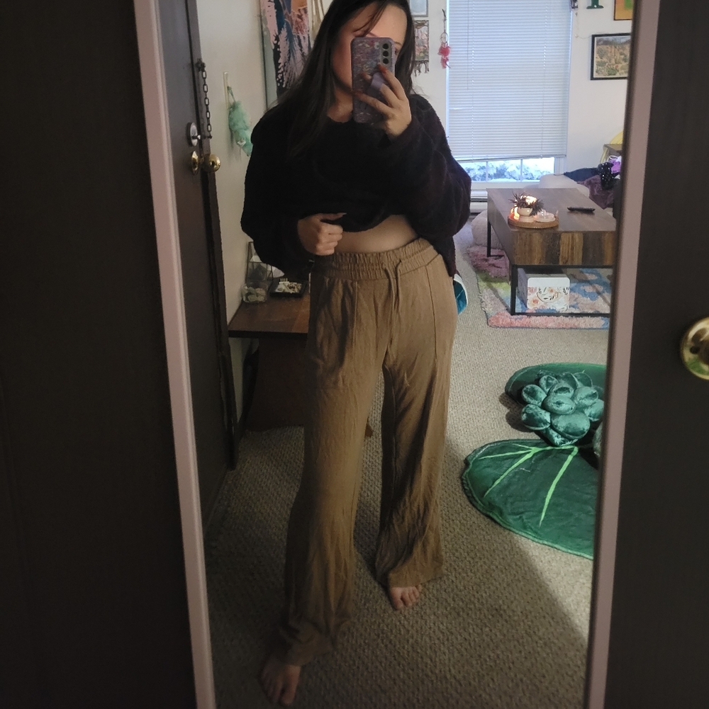 Stars Above Women's Brown Wide Leg Pants